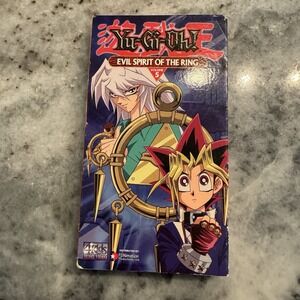 Yu-Gi-Oh 2004 VHS Evil Spirit Of The Ring‎ Vol. 5 Anime Original WB Kids